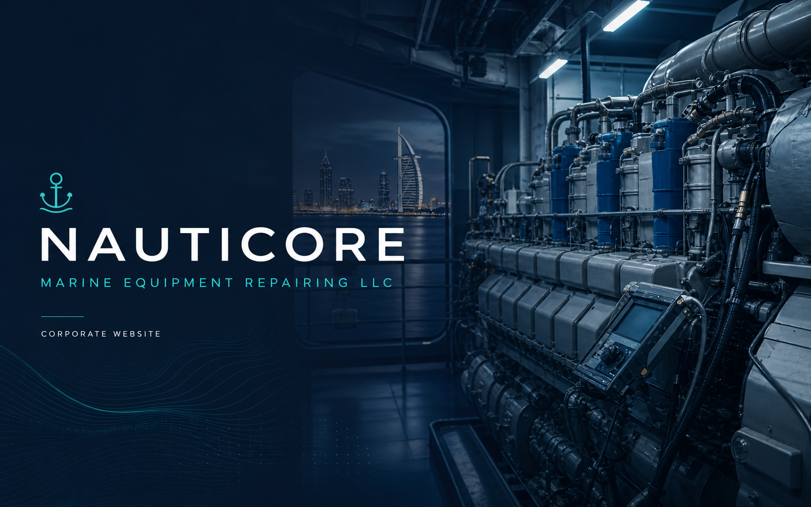 NAUTICORE Marine Equipment Repairing LLC – Corporate Website professional cover